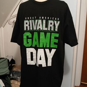 Gildan Great American Rivalry T-Shirt - Black, Green, and White